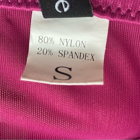 DEALMORE-WOMENS MAGENTA CORSET-SIZE SMALL - Picture 11 of 12